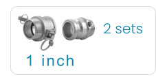 1 Inch Camlock- 2 sets